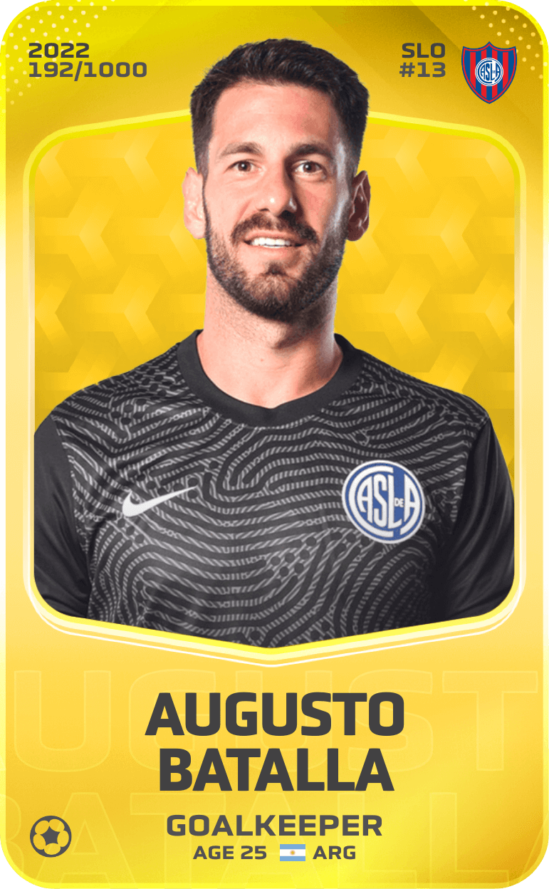 Augusto Batalla 2022-23 • Limited 192/1000