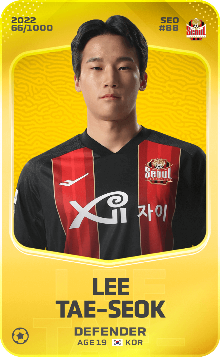 Lee Tae-Seok 2022-23 • Limited 66/1000
