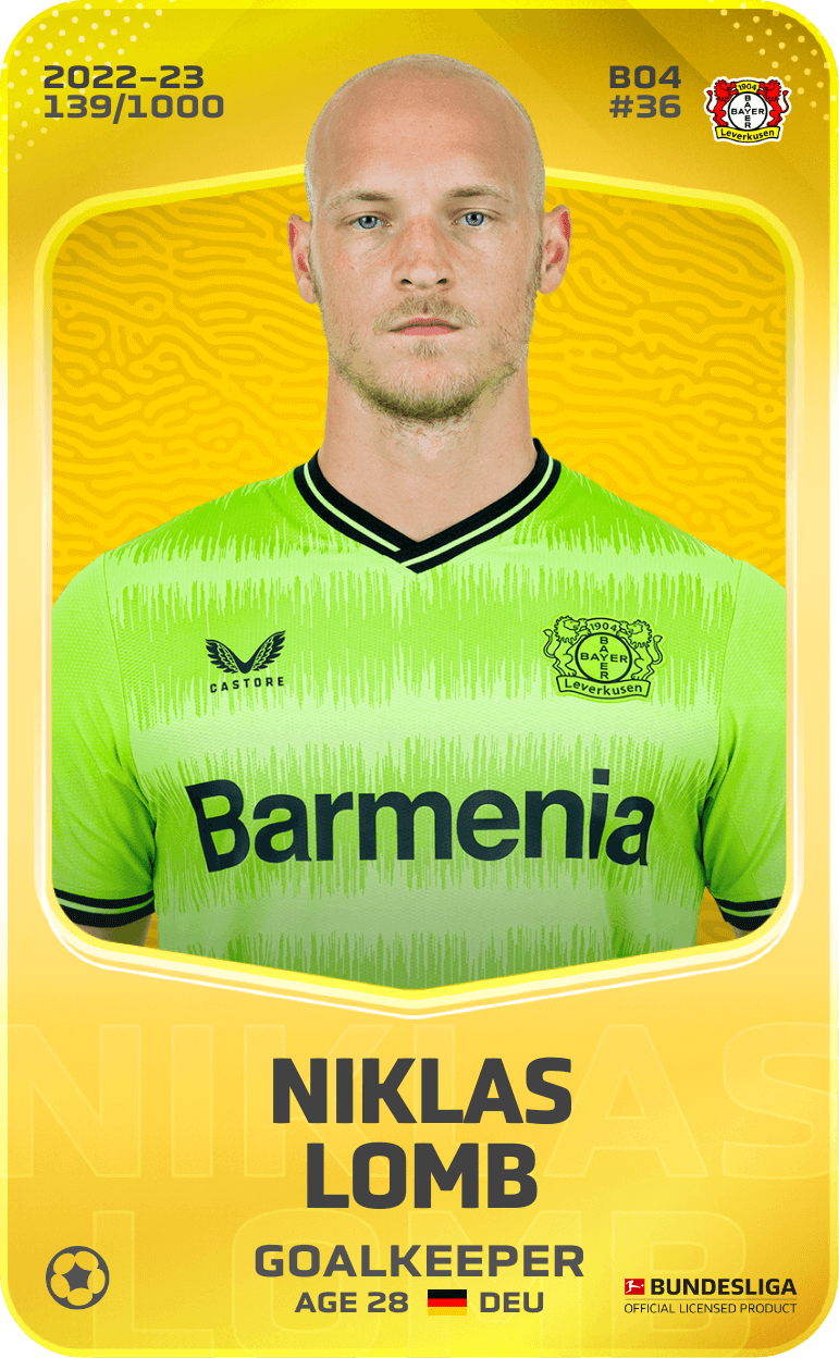 Niklas Lomb 2022-23 • Limited 139/1000