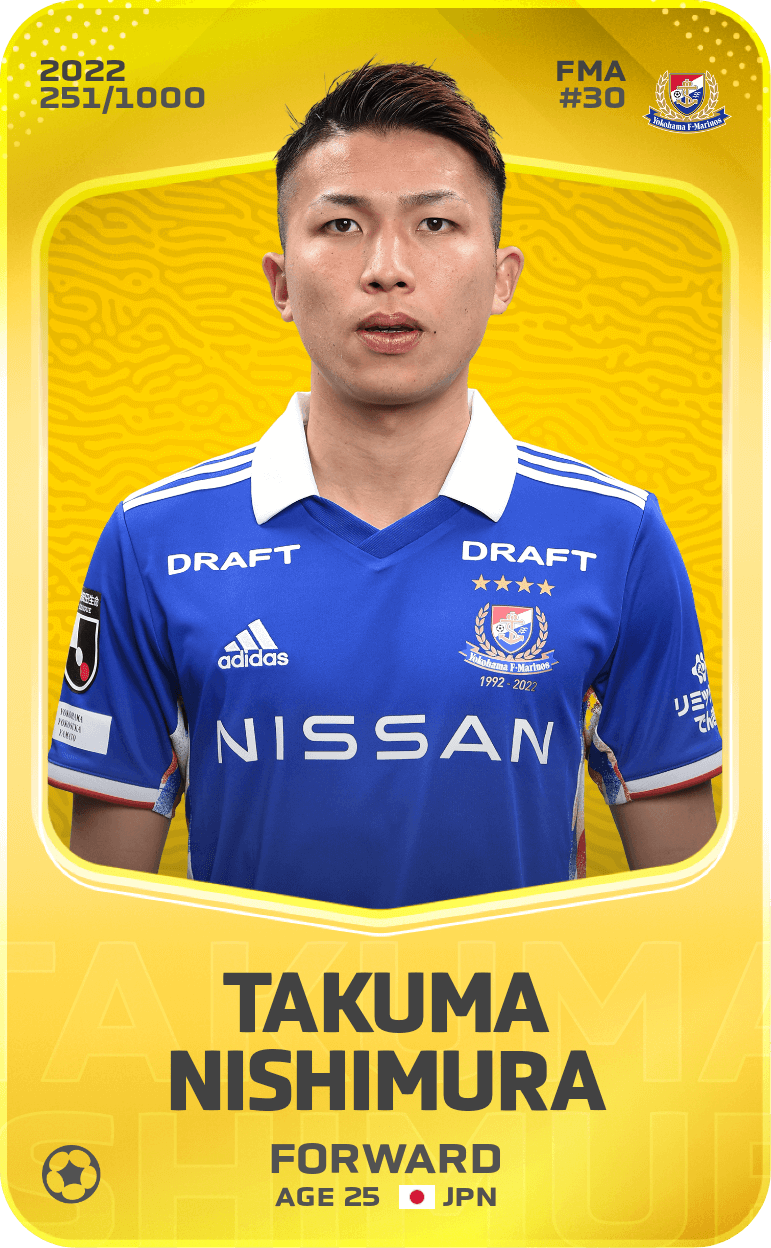 Takuma Nishimura 2022-23 • Limited 251/1000