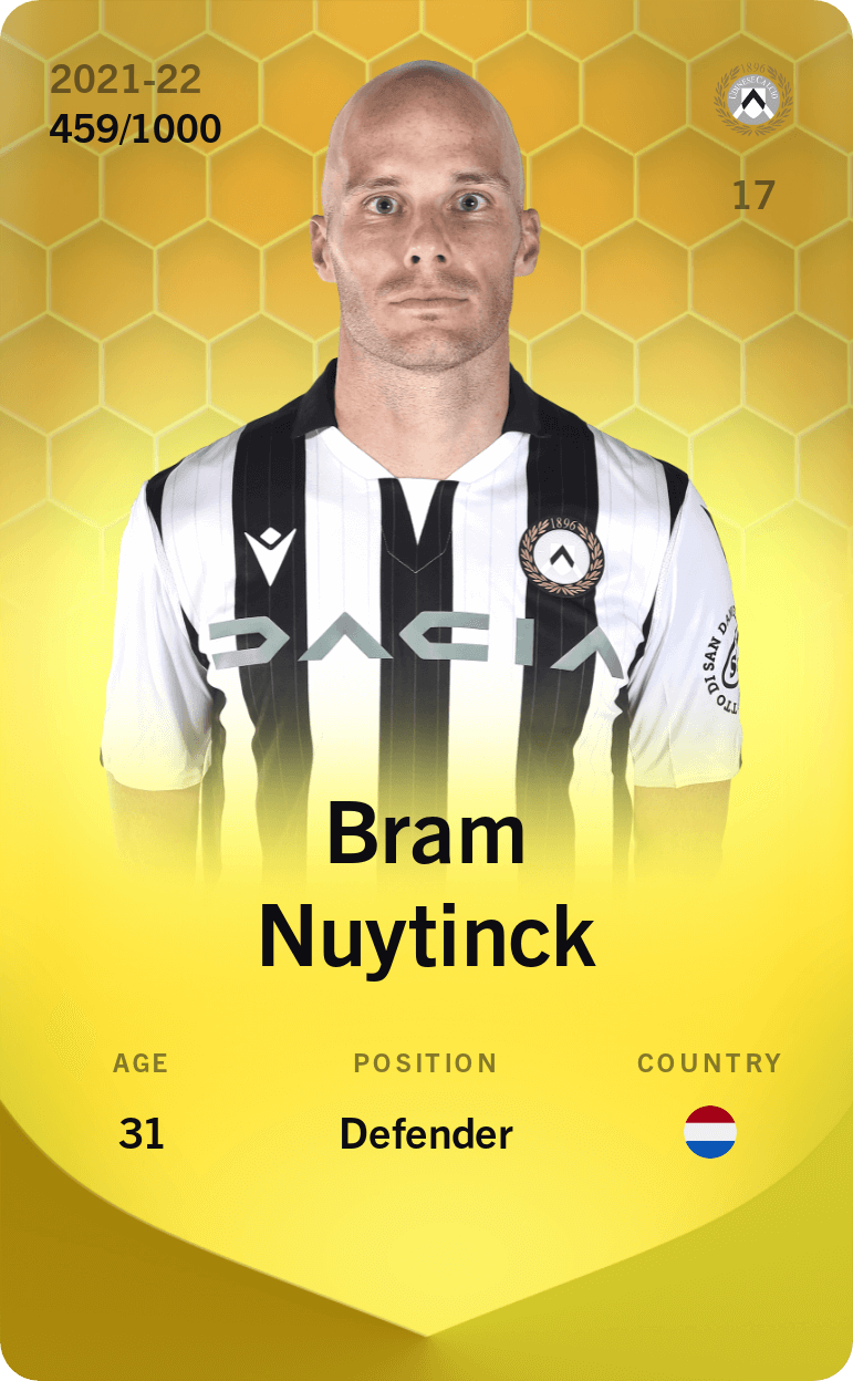 Bram Nuytinck 2021-22 • Limited 459/1000
