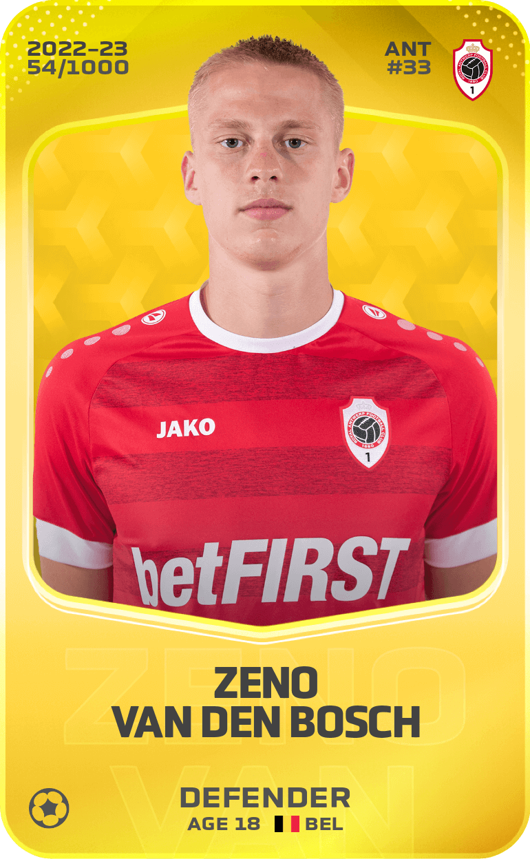 Zeno Van Den Bosch 2022-23 • Limited 54/1000