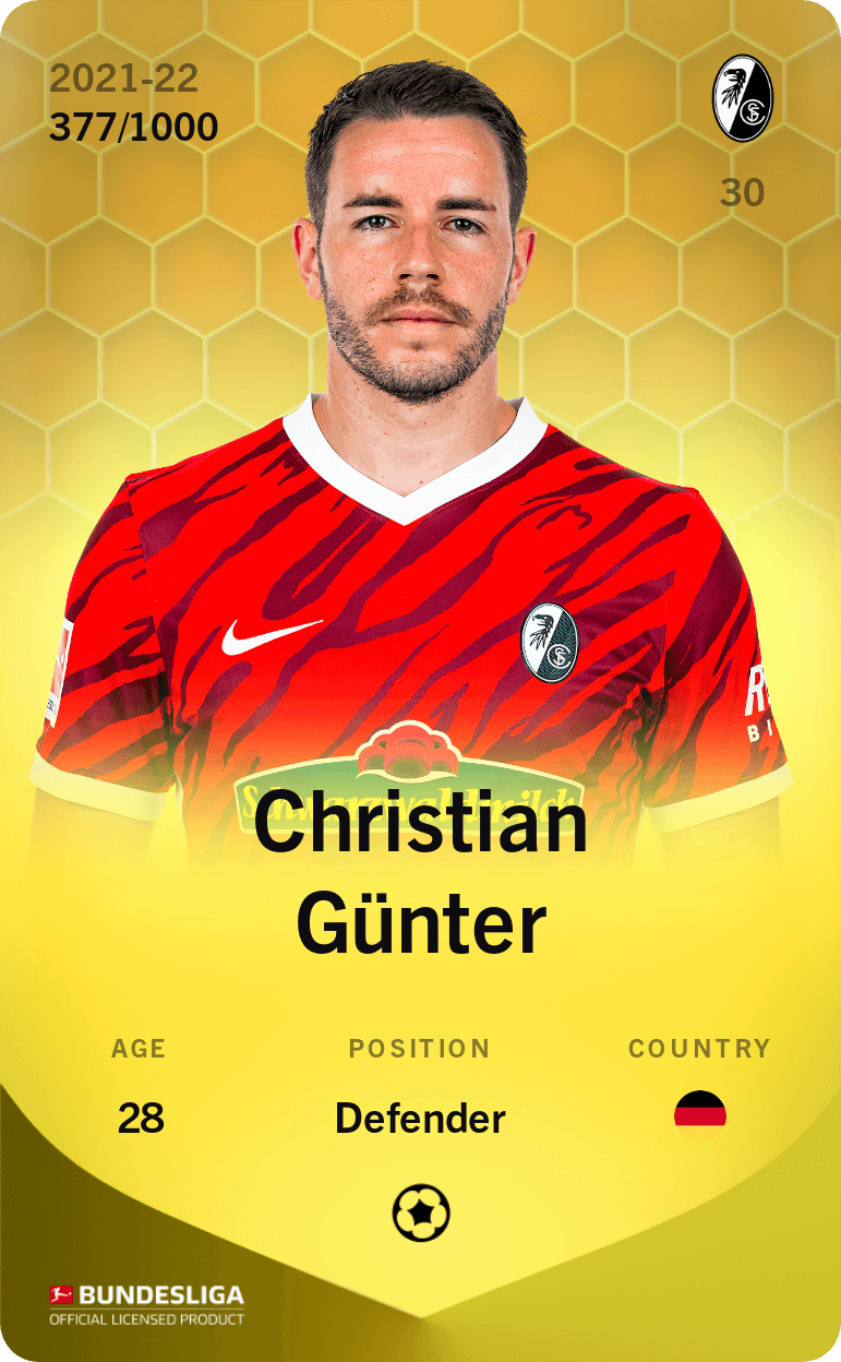 Christian Günter 2021-22 • Limited 377/1000