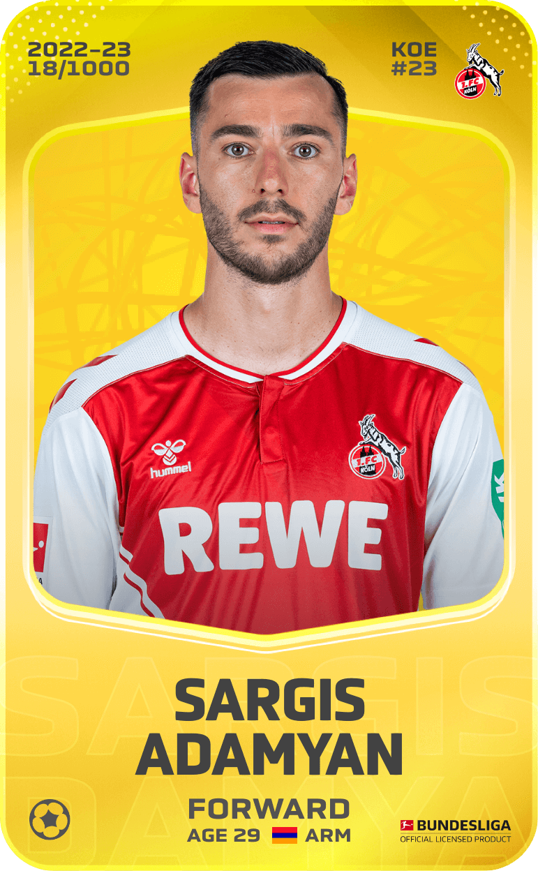Sargis Adamyan 2022-23 • Limited 18/1000