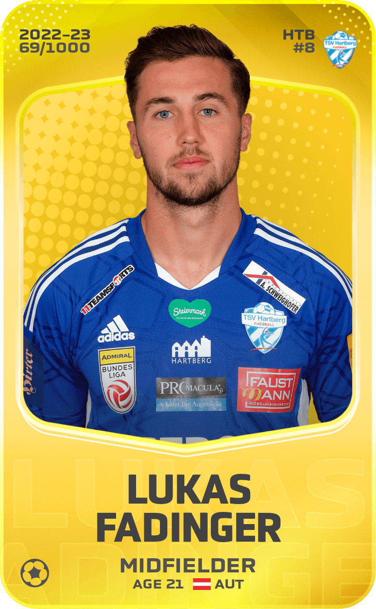 Lukas Fadinger 2022-23 • Limited 69/1000