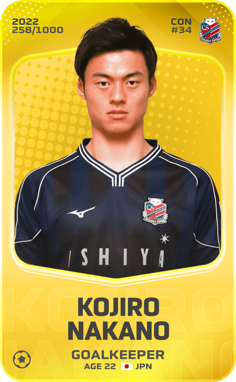 Kojiro Nakano 2022-23 • Limited 258/1000