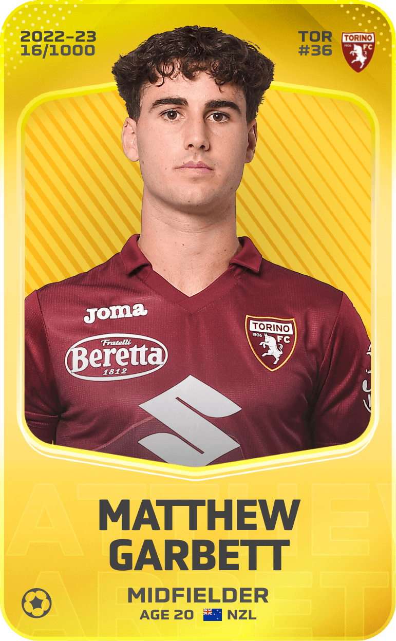 Matthew Garbett 2022-23 • Limited 16/1000