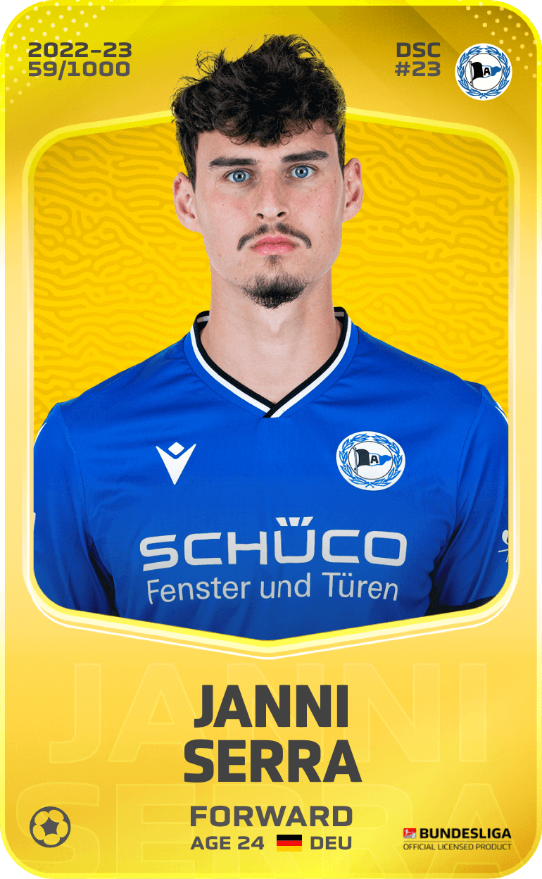 Janni Serra 2022-23 • Limited 59/1000