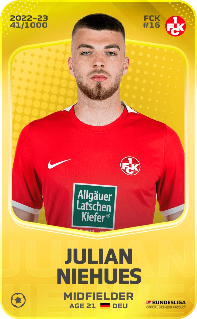 Julian Niehues 2022-23 • Limited 41/1000