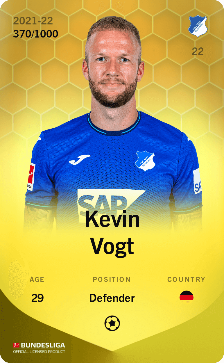 Kevin Vogt 2021-22 • Limited 370/1000