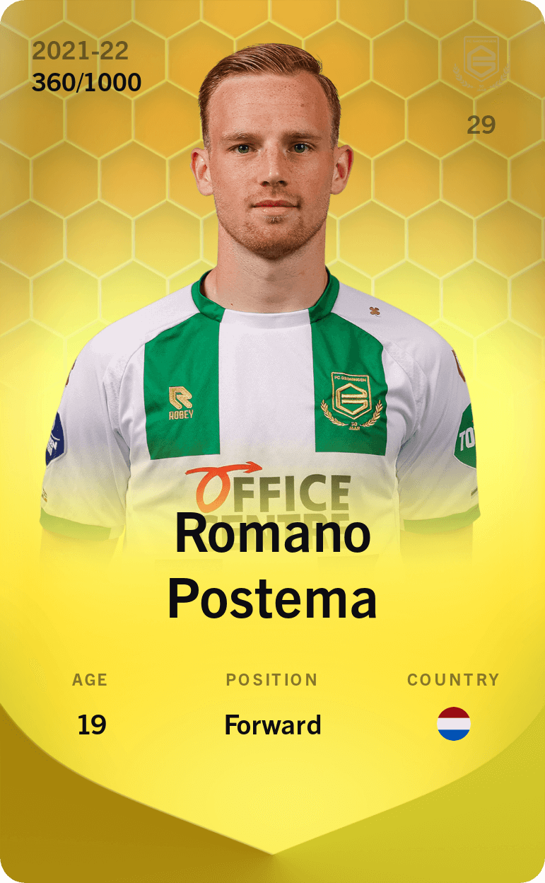 Romano Postema 2021-22 • Limited 360/1000
