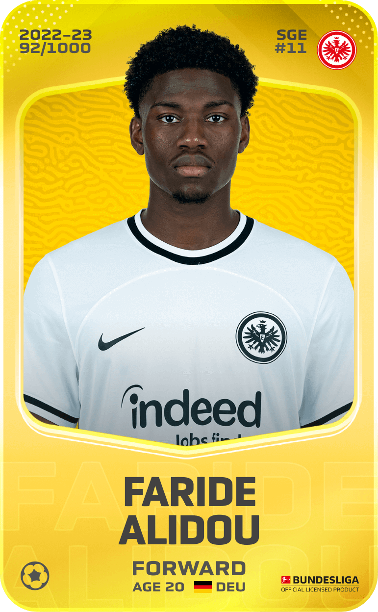 Faride Alidou 2022-23 • Limited 92/1000