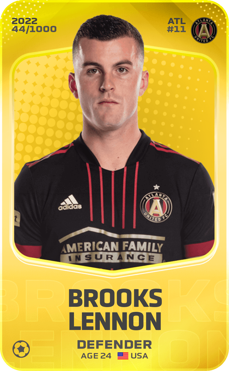 Brooks Lennon 2022-23 • Limited 44/1000