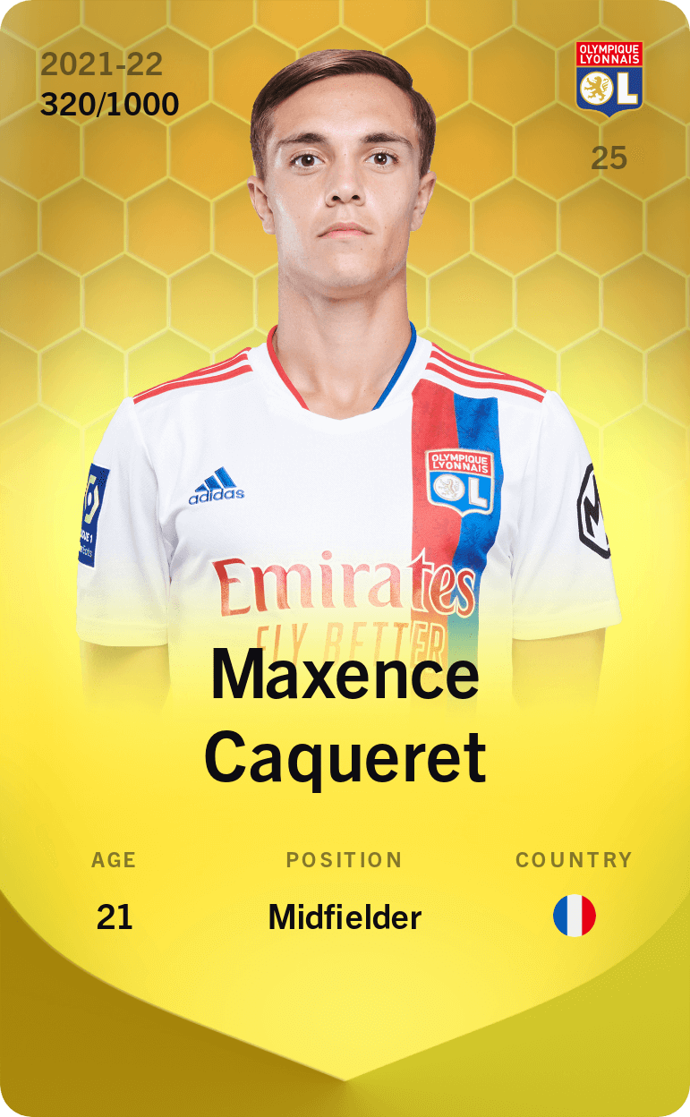 Maxence Caqueret 2021-22 • Limited 320/1000