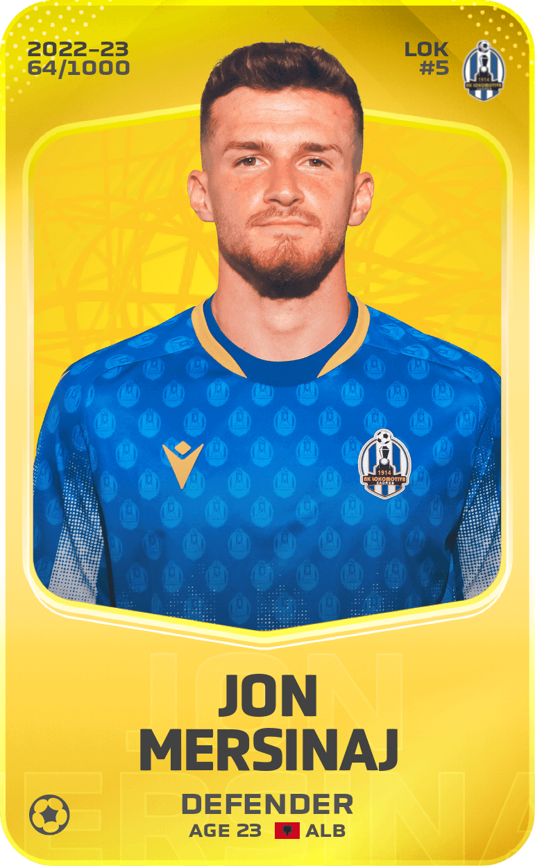 Jon Mersinaj 2022-23 • Limited 64/1000