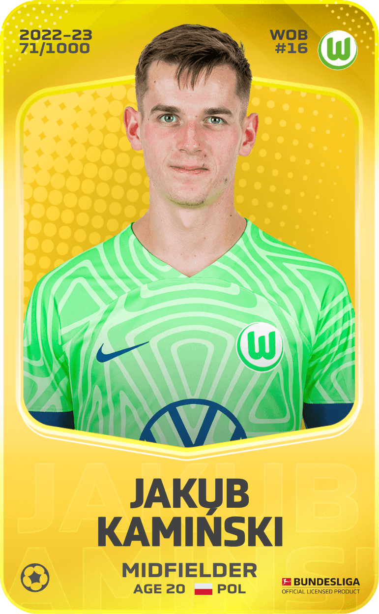 Jakub Kamiński 2022-23 • Limited 71/1000