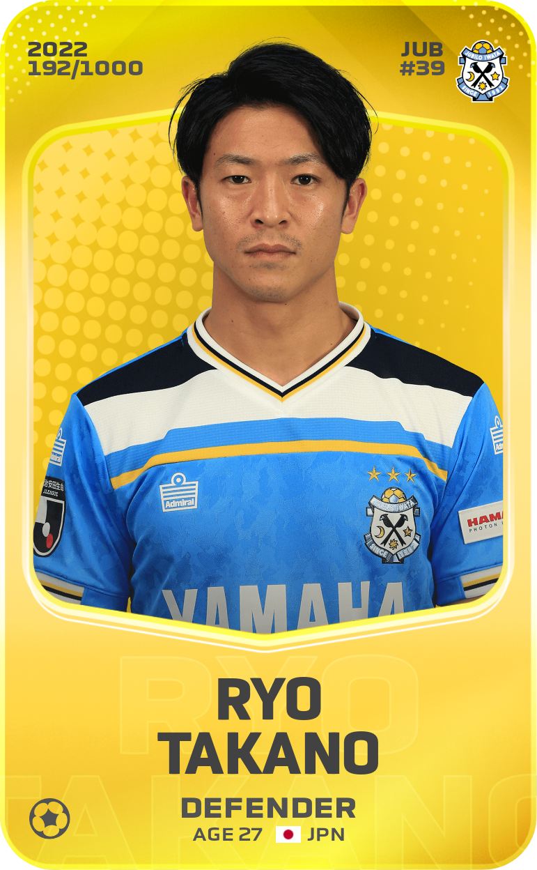 Sorare - Sorare Official - Ryo Takano 2022-23 • Limited 192/1000 - NFT # 23107199375652954176561196751076656028888395102982853726288879042725541016714