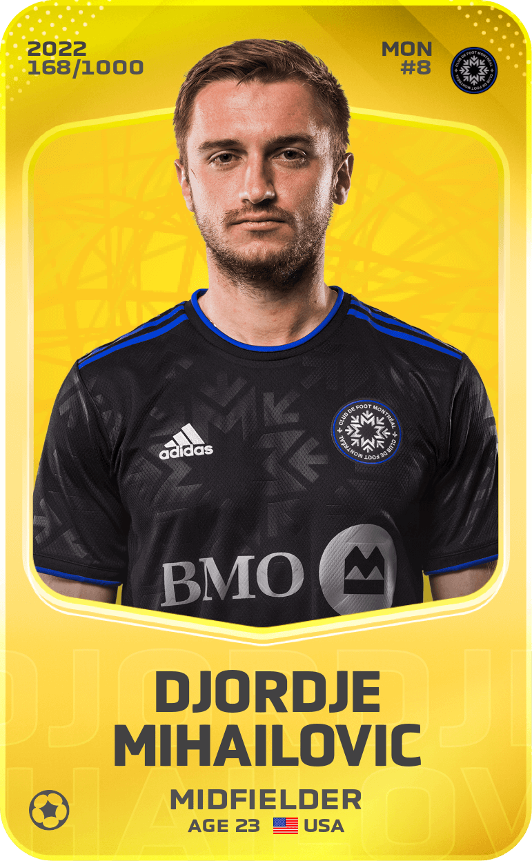 Djordje Mihailovic 2022-23 • Limited 168/1000