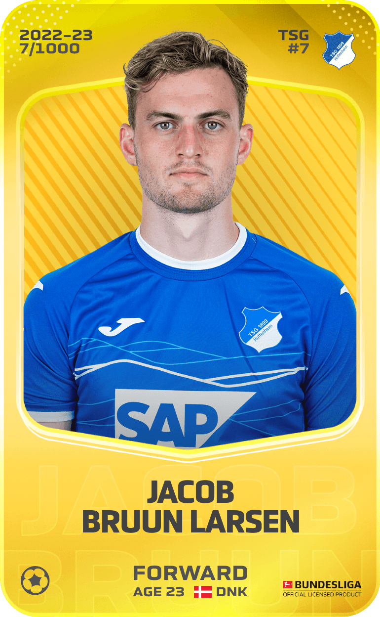 Jacob Bruun Larsen 2022-23 • Limited 7/1000