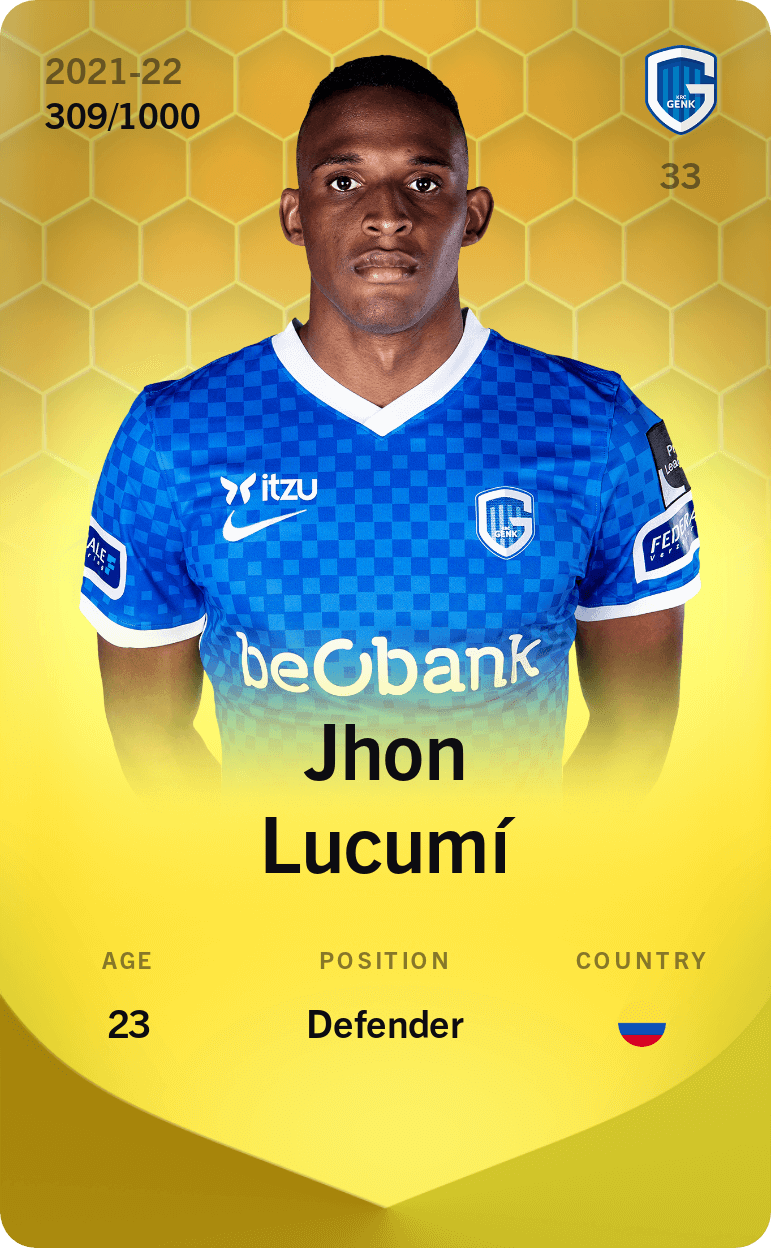 Jhon Lucumí 2021-22 • Limited 309/1000