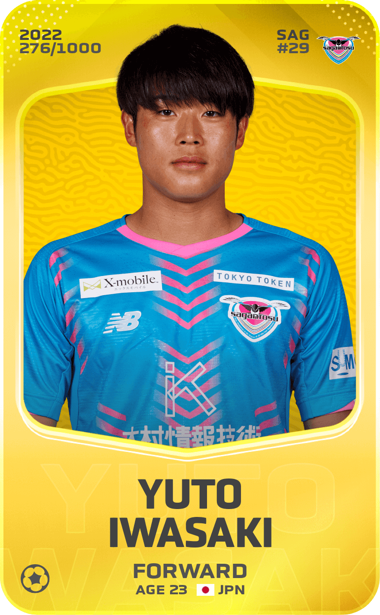 Yuto Iwasaki 2022-23 • Limited 276/1000