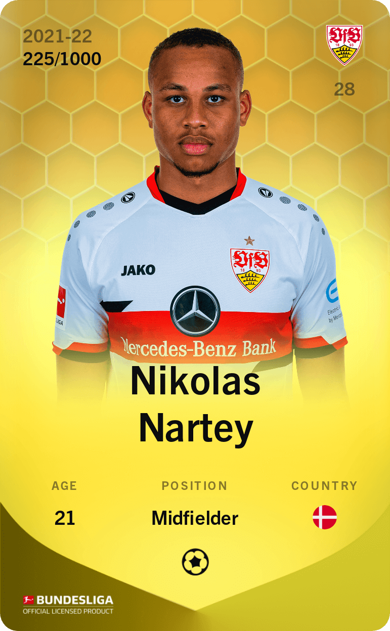 Nikolas Nartey 2021-22 • Limited 225/1000