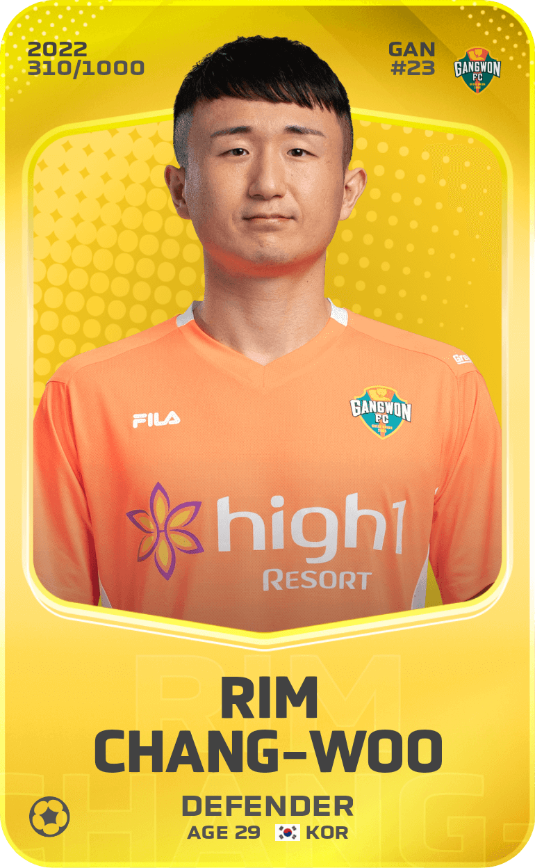 Rim Chang-Woo 2022-23 • Limited 310/1000