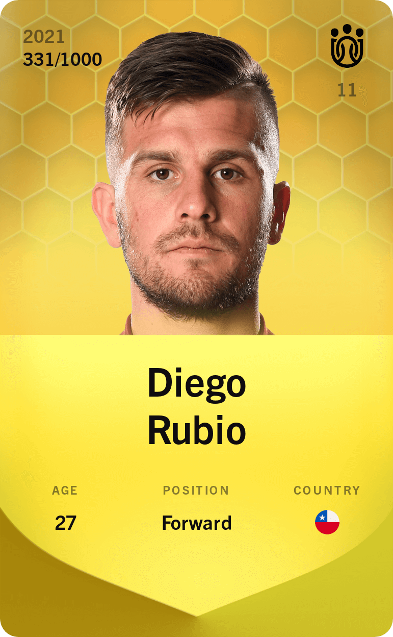 Diego Rubio 2021-22 • Limited 331/1000