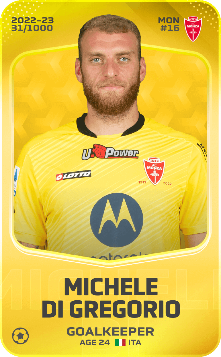 Michele Di Gregorio 2022-23 • Limited 31/1000
