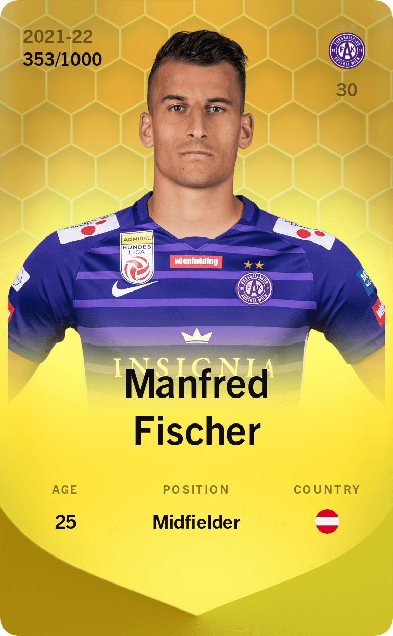 Manfred Fischer 2021-22 • Limited 353/1000