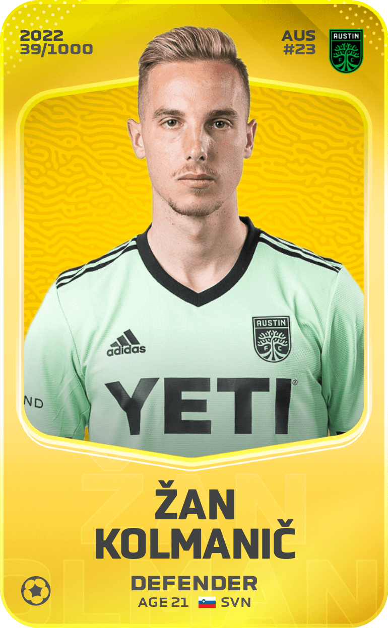 Žan Kolmanič 2022-23 • Limited 39/1000