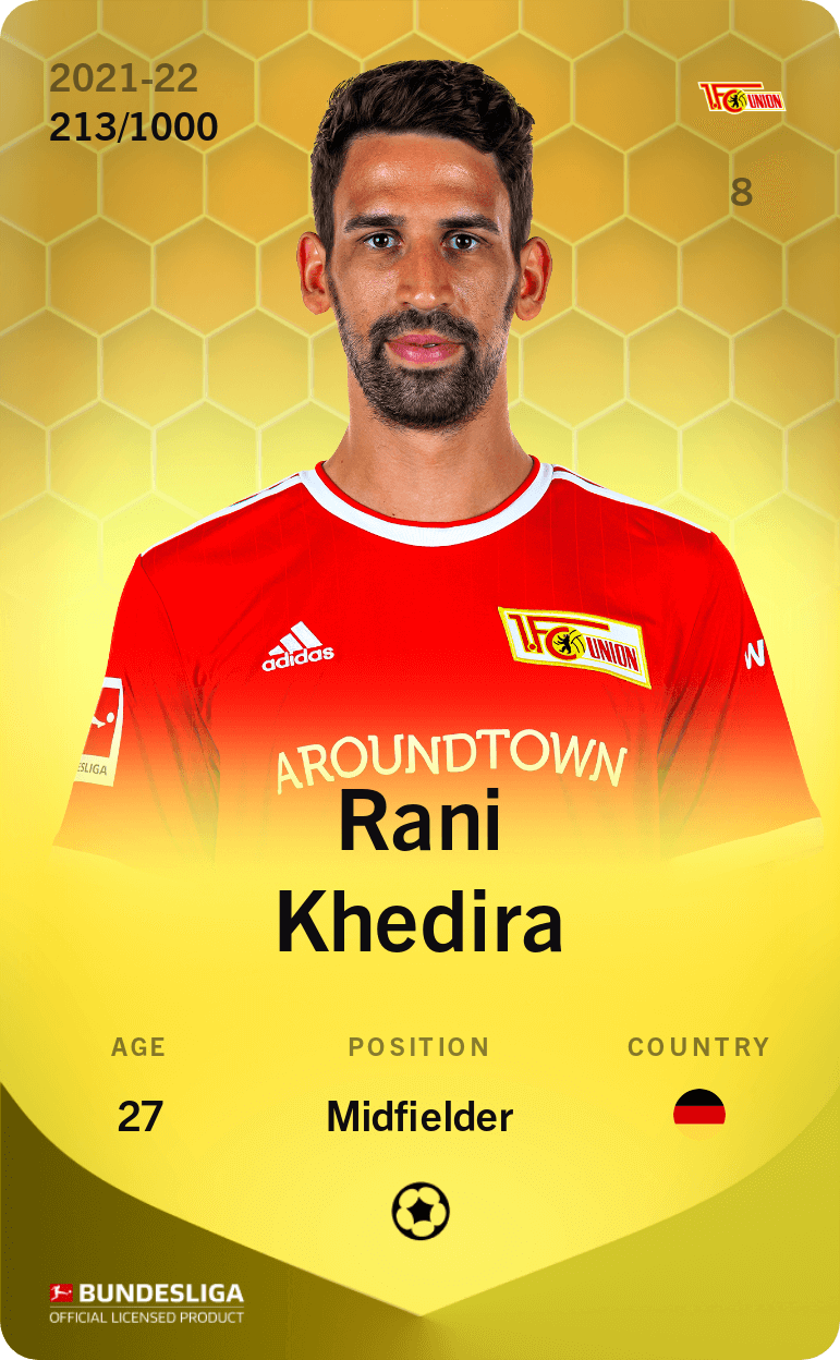 Rani Khedira 2021-22 • Limited 213/1000