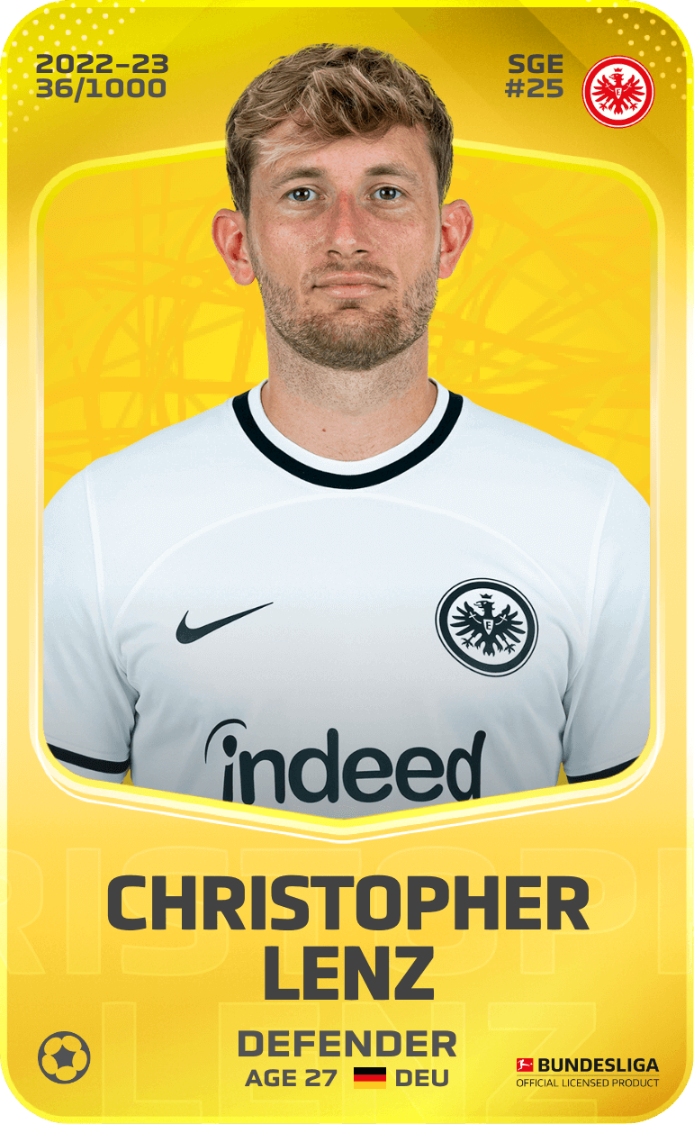Christopher Lenz 2022-23 • Limited 36/1000