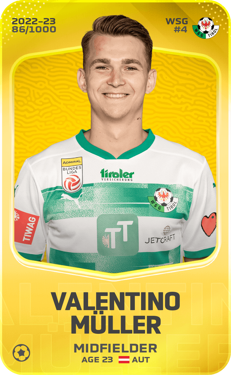 Valentino Müller 2022-23 • Limited 86/1000