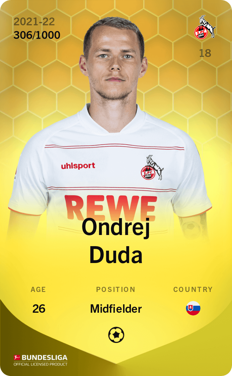 Ondrej Duda 2021-22 • Limited 306/1000