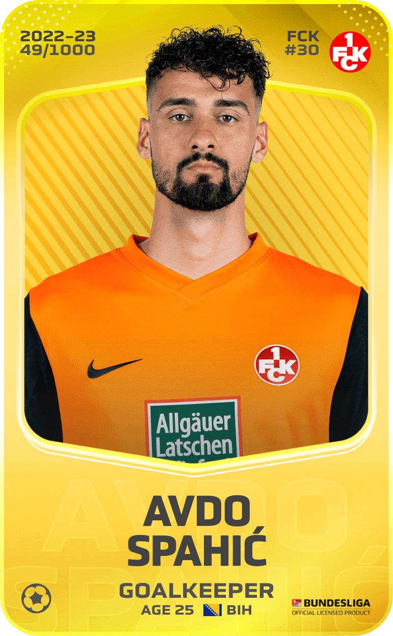 Avdo Spahić 2022-23 • Limited 49/1000