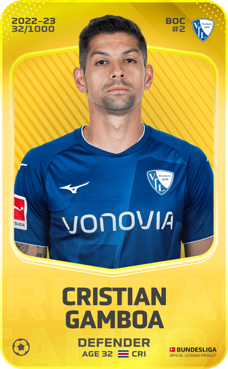 Cristian Gamboa 2022-23 • Limited 32/1000