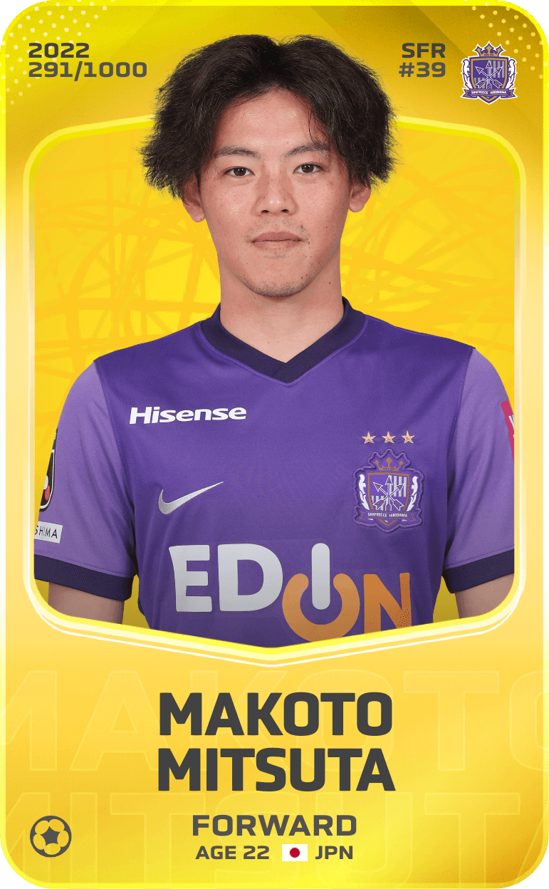 Makoto Mitsuta 2022-23 • Limited 291/1000