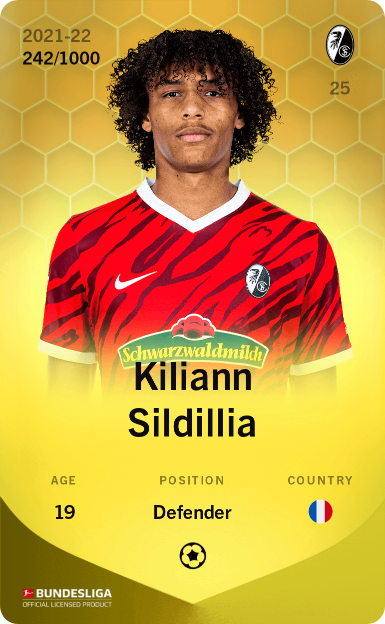 Kiliann Sildillia 2021-22 • Limited 242/1000