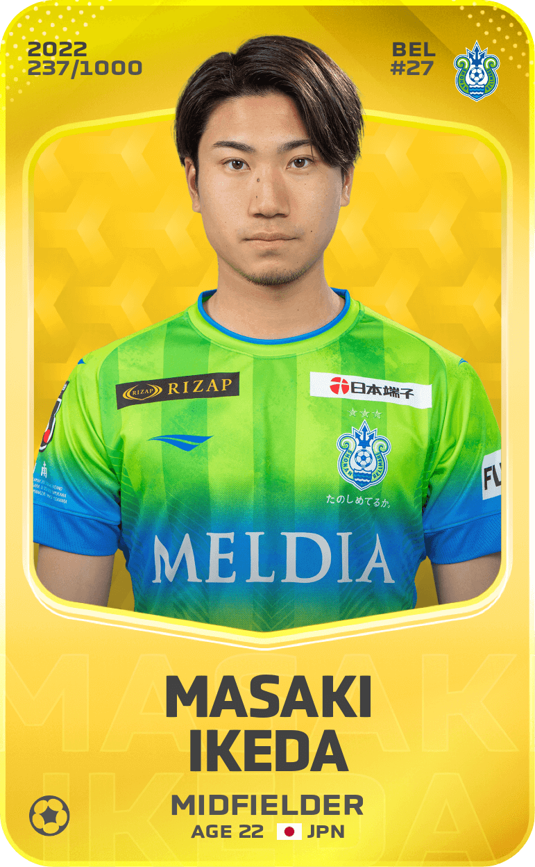 Masaki Ikeda 2022-23 • Limited 237/1000