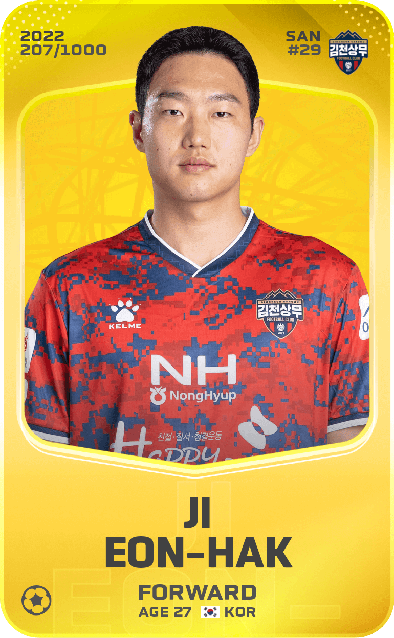 Ji Eon-Hak 2022-23 • Limited 207/1000