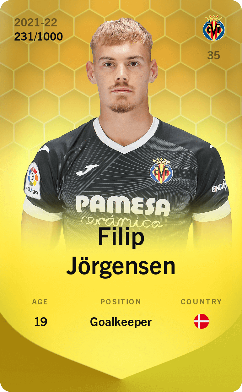 Filip Jörgensen 2021-22 • Limited 231/1000