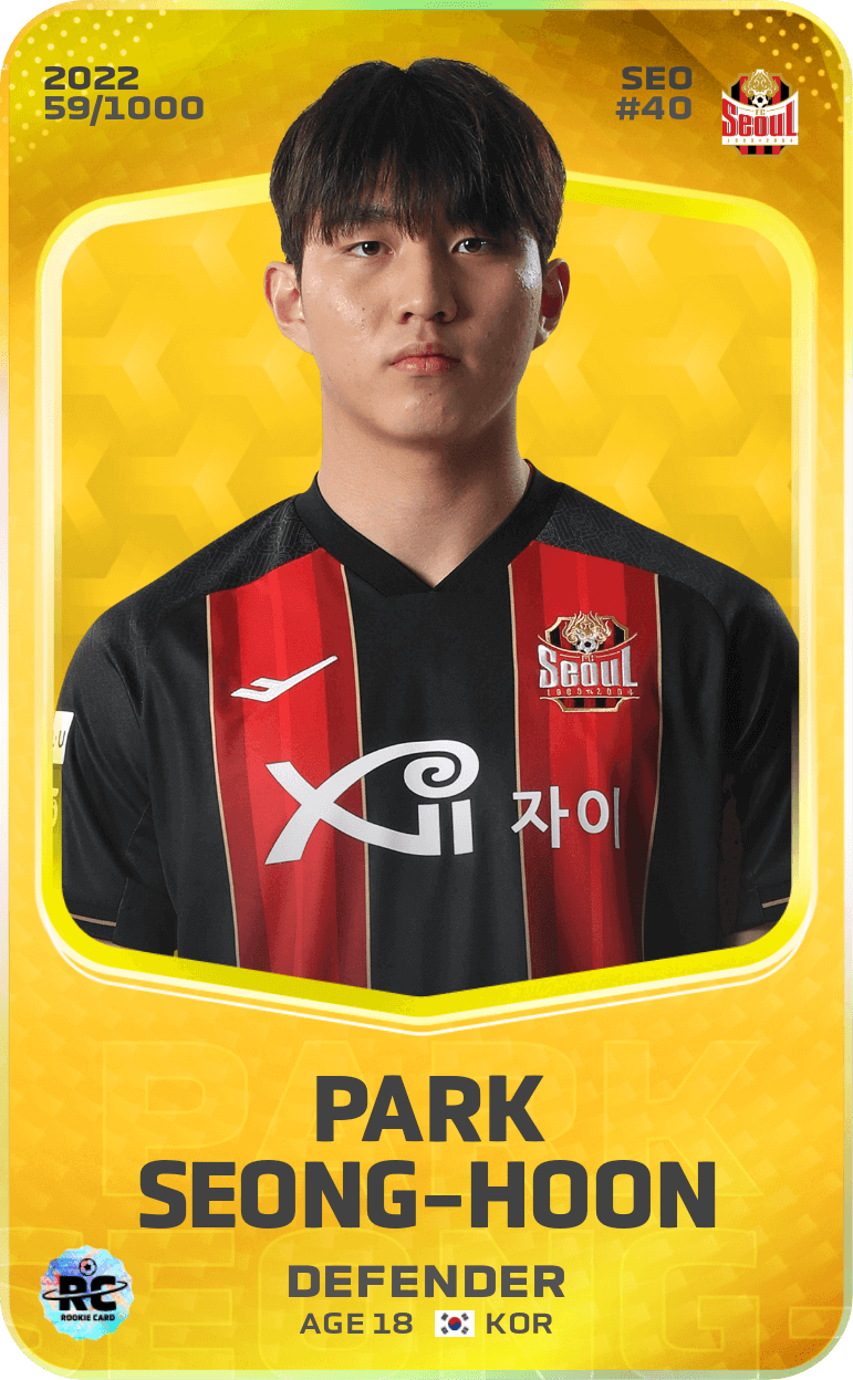 Park Seong-Hoon 2022-23 • Limited 59/1000