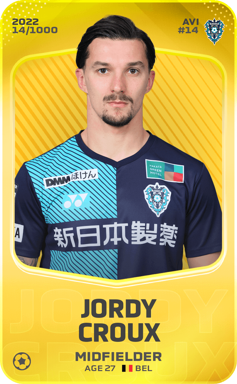 Jordy Croux 2022-23 • Limited 14/1000