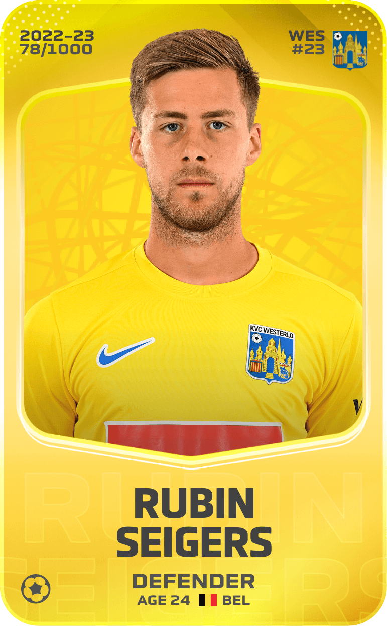 Rubin Seigers 2022-23 • Limited 78/1000