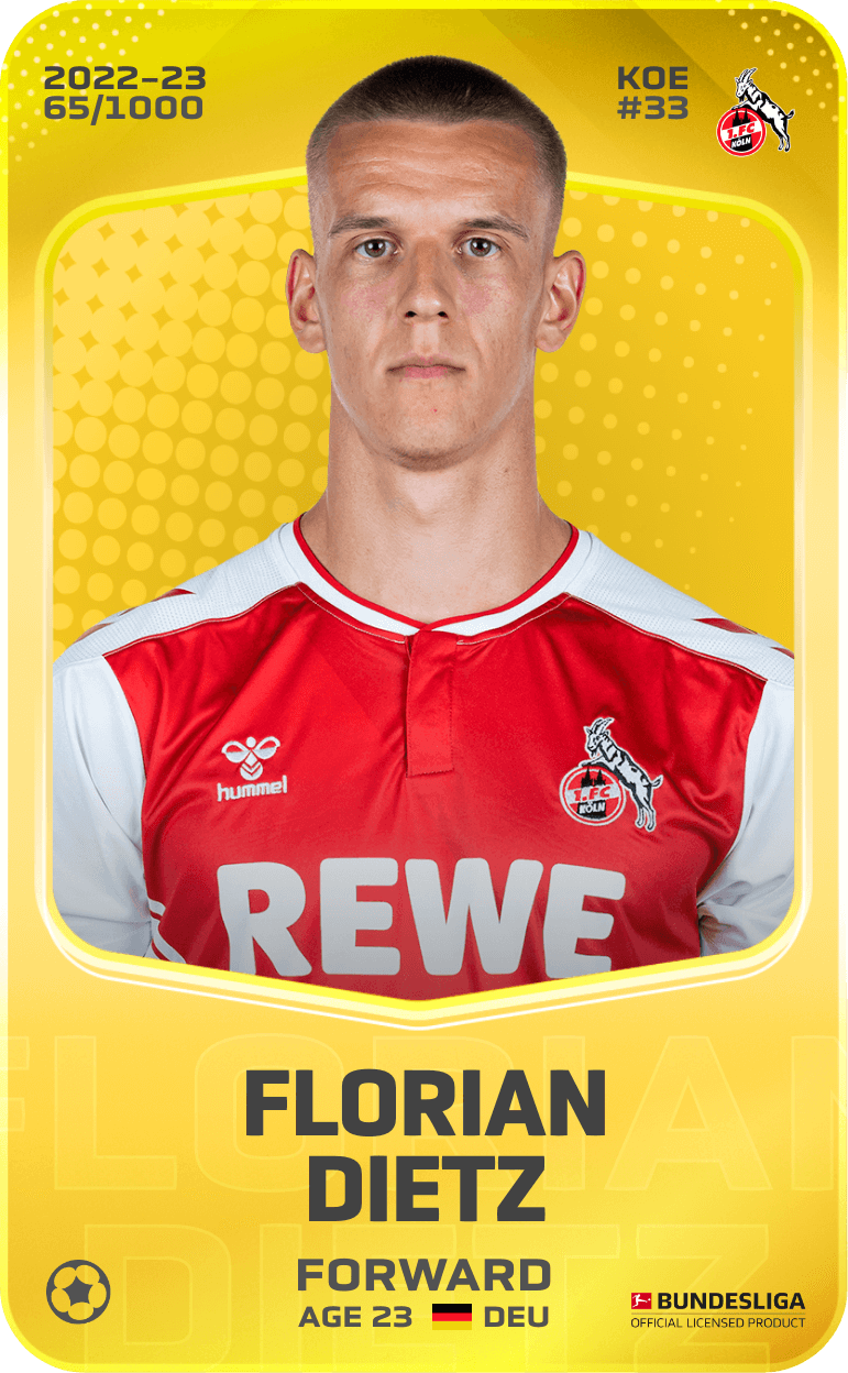 Florian Dietz 2022-23 • Limited 65/1000