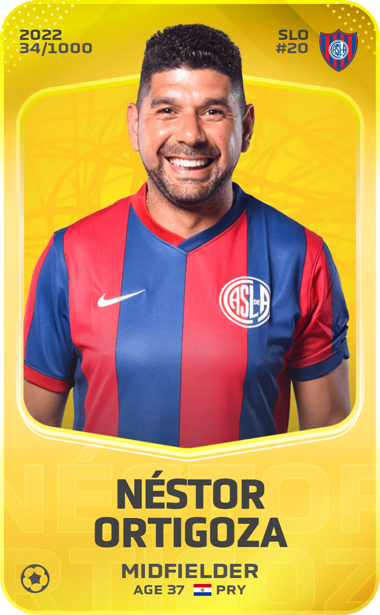 Sorare - Sorare Official - Néstor Ortigoza 2022-23 • Limited 34/1000 - NFT # 88478629057102643011342982922634108576343197894674112708759778959616244440612