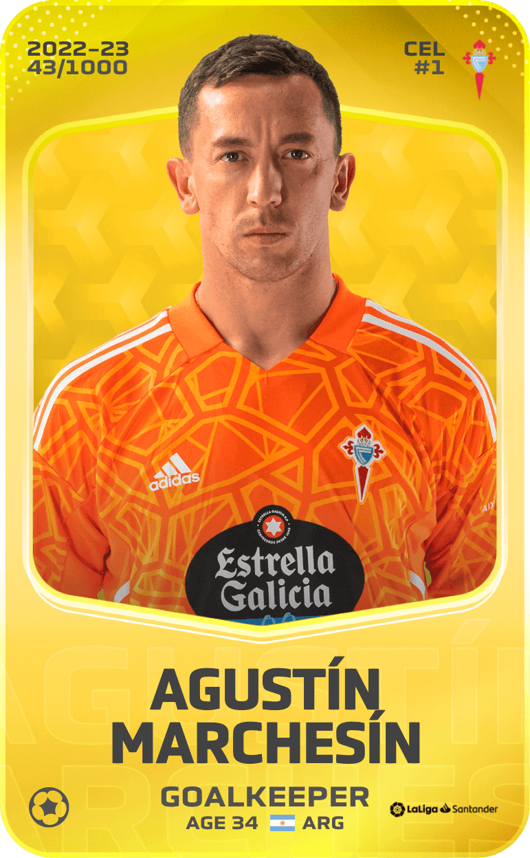 Agustín Marchesín 2022-23 • Limited 43/1000