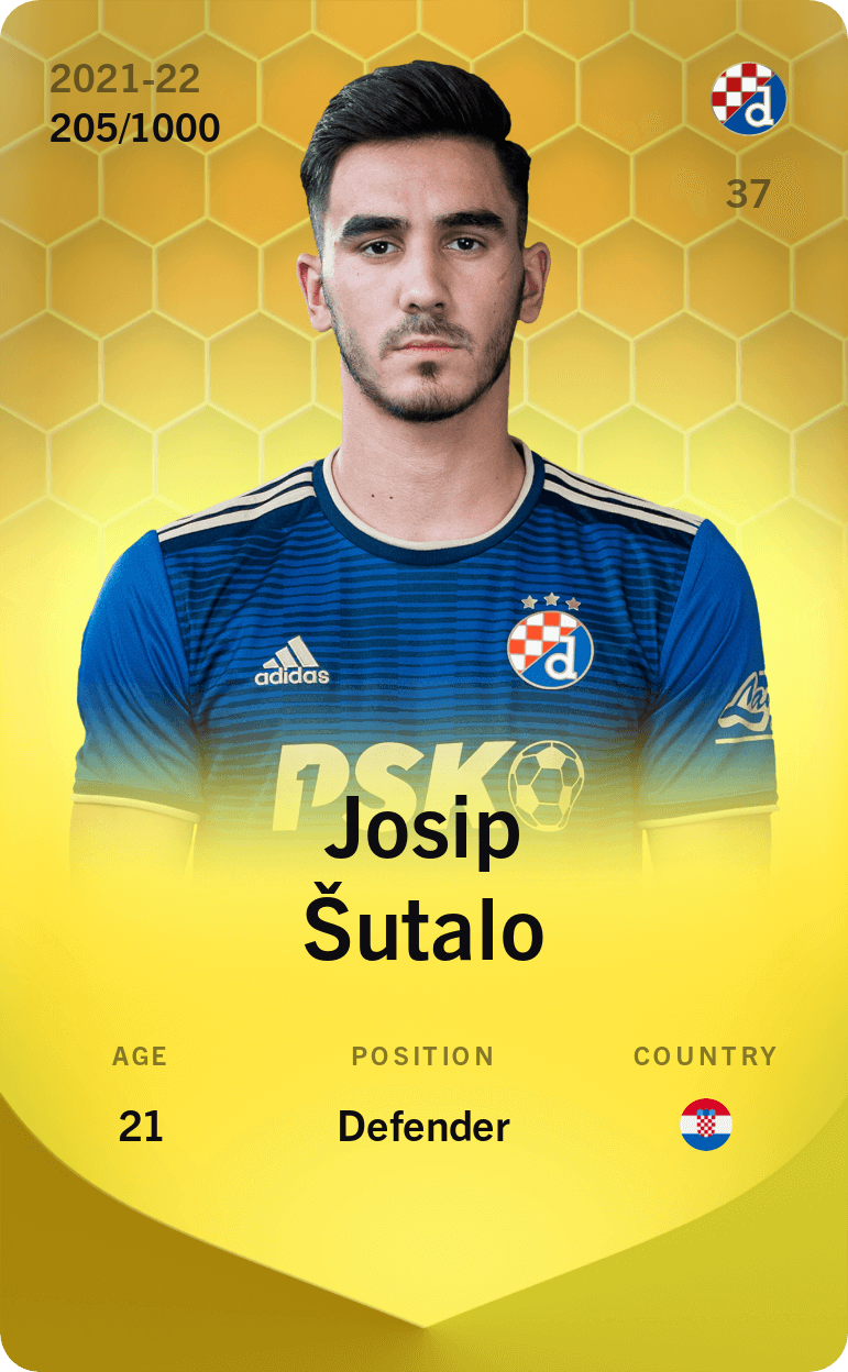 Josip Šutalo 2021-22 • Limited 205/1000