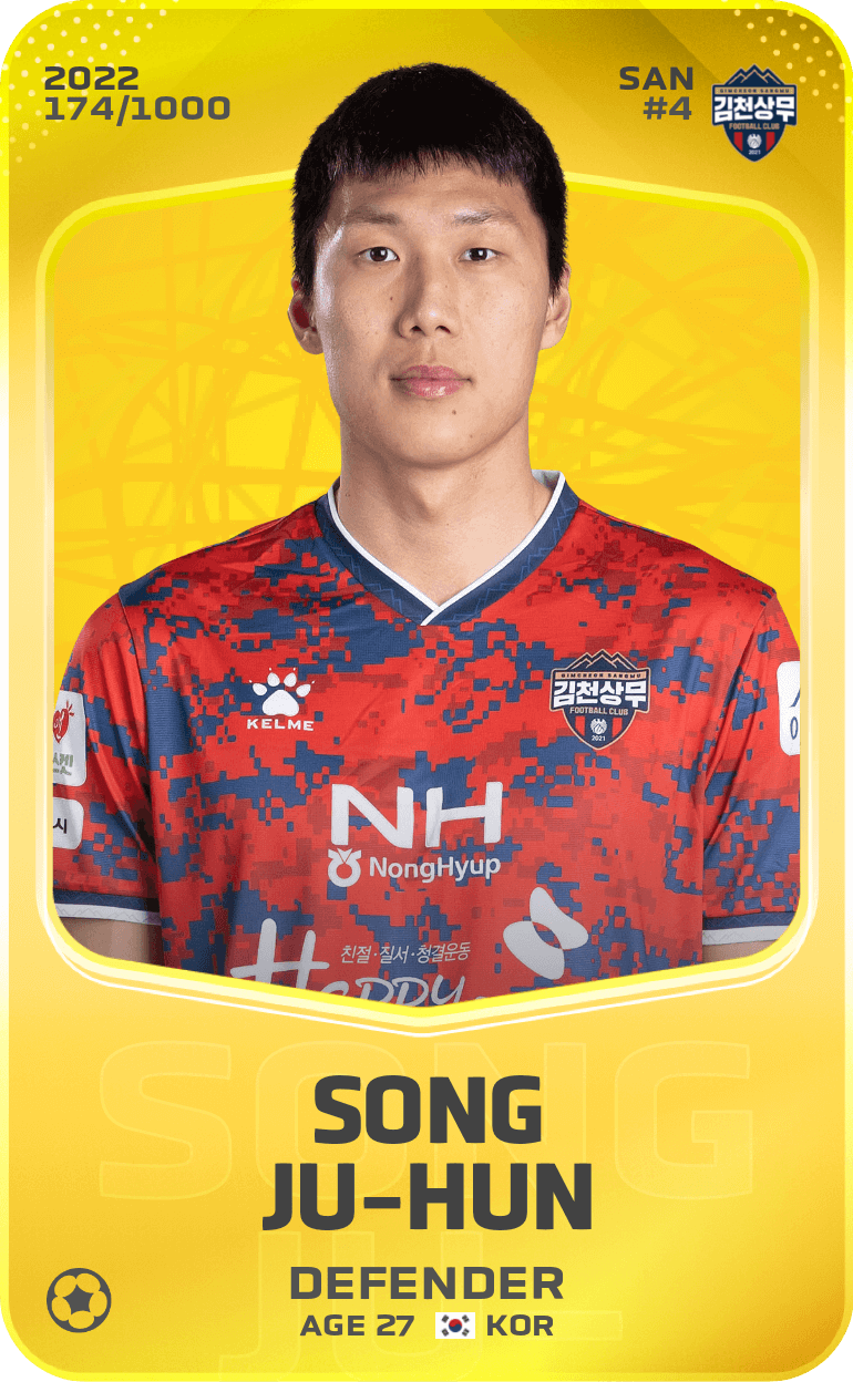 Song Ju-Hun 2022-23 • Limited 174/1000